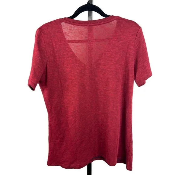 Nike Cleveland Cavaliers NBA Women's Size‎ Large Dri-Fit V-Neck Jersey Tee Red - Picture 2 of 5